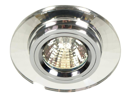 Deckenleuchte Candellux Chrom feststehendes rundes Klarglas