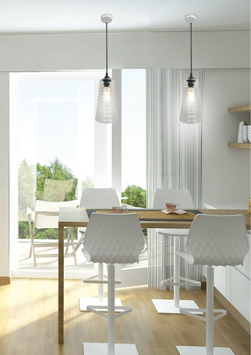 Hängende Deckenleuchte Candellux Manila 31-51240 E27 farblos