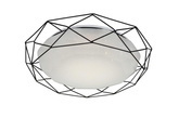 Ceiling lamp plafond 16W LED 3000K black SVEN 98-66244