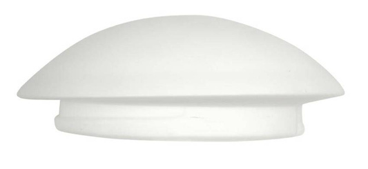 Abat-jour rond en verre blanc 39cm pour le plafond Nina 79-03624
