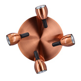 Lampa sufitowa plafon 4xGU10 miedziany CROSS 98-34878