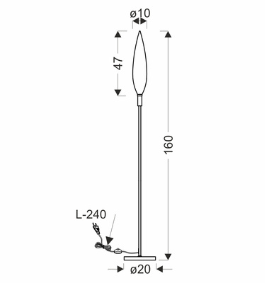 Lampa podłogowa Nordic szklana z bursztynowym kloszem czarna metalowa stojąca