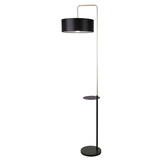 Lampa podłogowa czarna złota 1xE27 Impact 51-00026