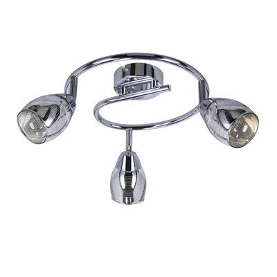 Applique spirale 3X10W E14 LED chrome MILTON 93-61300