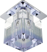 Ceiling luminaire crystal purple/chrome G4 20W SK-19 Candellux 2279971
