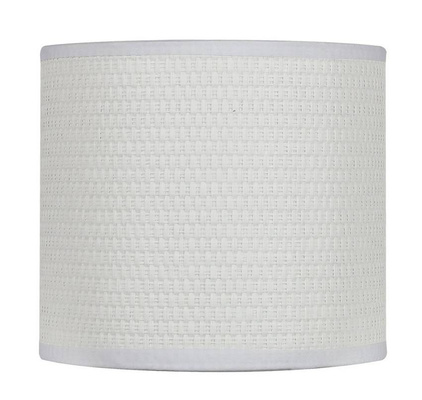 Țesătură rotundă albă/abajur PVC E14 pentru lămpi Estera Candellux 71-16645