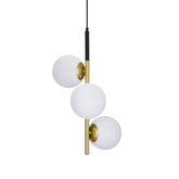Hängelampe mattgold 3 Duo 33-01276
