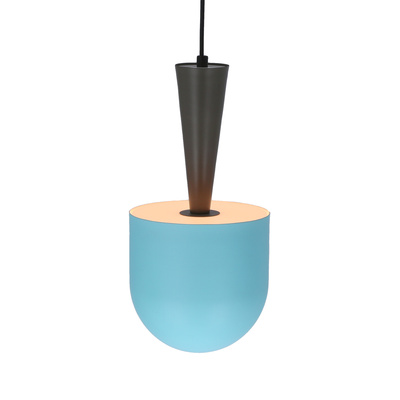 Lampa wisząca niebieska/szara E27 Visby Ledea 50101167