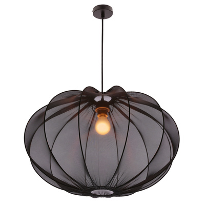 MELLOW Pendelleuchte schwarz 1x40W E27 Schirm 60 schwarze Kugel 31-41982