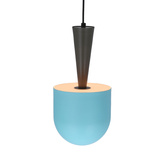 Lampa wisząca niebieska/szara E27 Visby Ledea 50101167