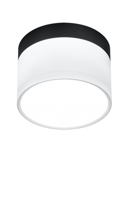 Plafoniera LED alb-negru 9W 4000K Tuba Candellux 2273631