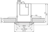 Plafon rotund satinat OZS-01 2267625