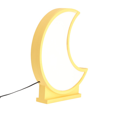 MOON LED TABLE LAMP FOR CHILDREN IQ KIDS GOLD
