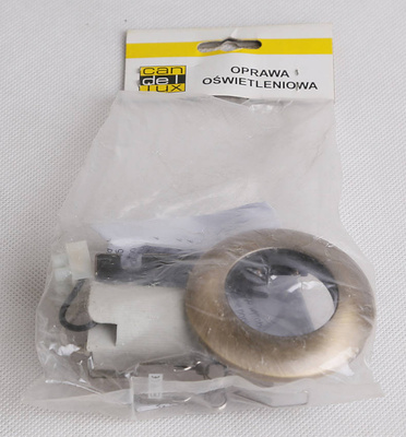 Oprawa stropowa złota patyna okrągła OZS-01 2276028