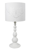 Lans 41-53855 white cabinet table lamp 