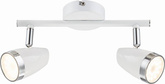 Plafoniera perete banda alba spot LED 2x40W Blanca 92-44013