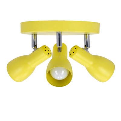 Plafonnier orientable moutarde 3xE14 Picardo 98-52414