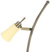 Tischleuchte 1xG9 55cm Patina/weiß Kroton 33-88942