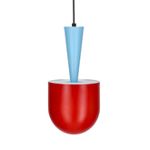 Hanging lamp red/blue E27 Visby Ledea 50101164