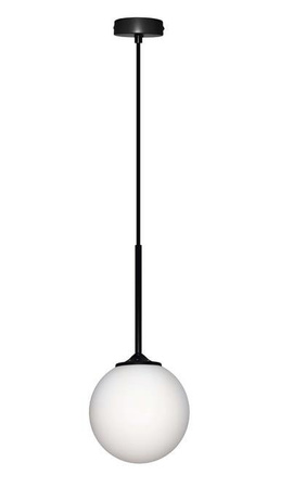 HÄNGELAMPE GLASGOW UND LEDEA 50101282 E27 40W METALL, GLAS SCHWARZ