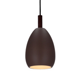 Hanging lamp brown metal / wood E27 Flen Ledea 50101261