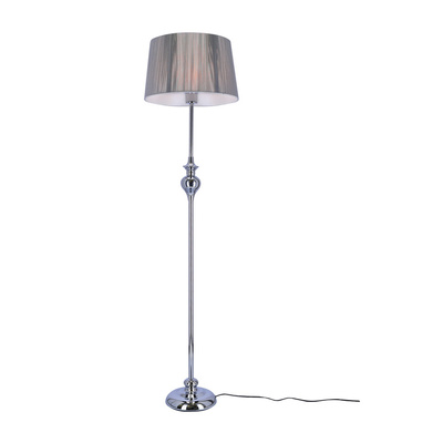 Lampadaire fil d'argent abat-jour 1xE27 Gillenia 51-11947