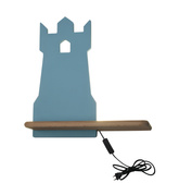Lampa kinkiet półeczka 5W LED 4000K IQ Kids Tower niebieski 21-85047