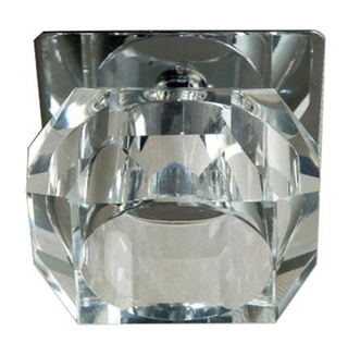 Ceiling luminaire Candellux G4 chrome crystal fixed 20W