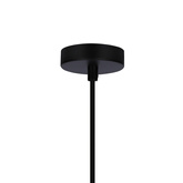 Lampa wiszącza czarna/bezbarwna 145mm Exeter Ledea 50101275