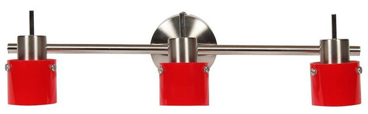 Lampa sufitowa Candellux 93-09121 Red listwa 3X50W  G9, satyna nikiel