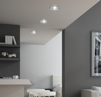 SS-22 white LED square ceiling luminaire 2226927