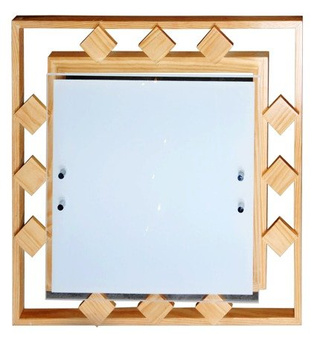 Plafoniera Candellux 10-39586 Plafoniera Natura 2X60W E27 40X40X10,5 galben