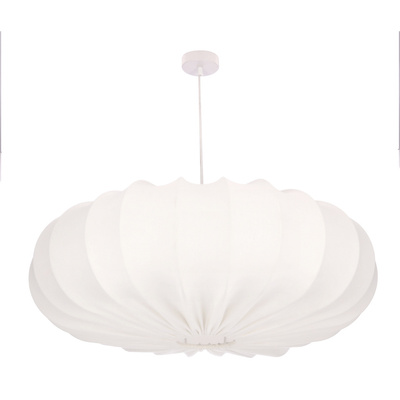 CAFEE' pendant lamp 66cm white 1x40W E27 shade latte