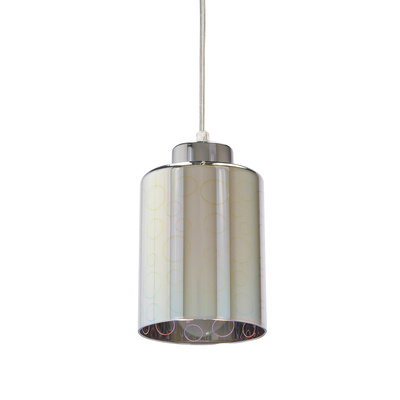 Suspension chrome abat-jour 3D réglable en hauteur Nocturno Candellux 31-57686