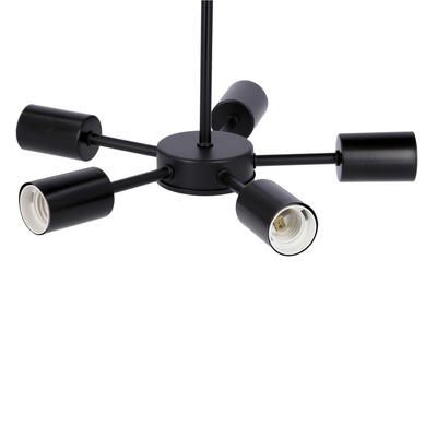 Suspensie Sparta neagra 5X60W E27 35-09388