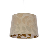 Lampa wisząca z abażurem Mirage klasyczna z tkaninowym abażurem do salonu