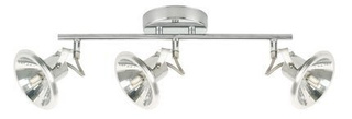 Lampa sufitowa Moon listwa regulowana 3-punktowa do kuchni metalowa