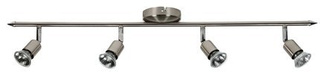 Lampa sufitowa Candellux 94-73658 Delta listwa 4X50W GU10 matowy chrom