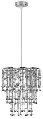 Hanging lamp chrome lampshade 1xE27 Roni 31-84323
