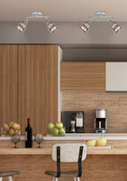 Bandă de perete 2X10W E14 LED crom MILTON 92-41265