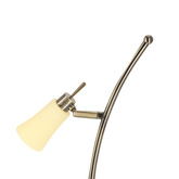 Tischleuchte 1xG9 55cm Patina/weiß Kroton 33-88942