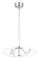 Hängelampe Chrom 45cm LED 10W Caruso 31-55552