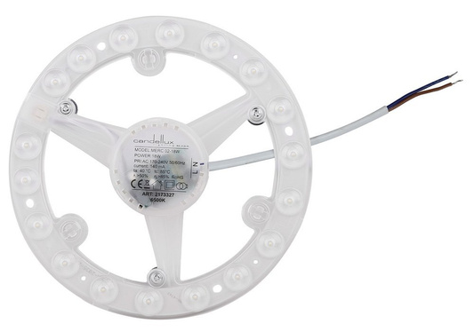LED panel 18W 6500K 16.5cm cold white rosette for Merc02 Candellux 2173327 plafond