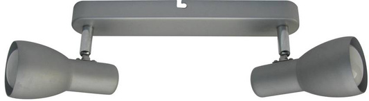 Ceiling wall lamp silver strip 2x40W Picardo 92-44211