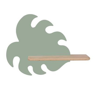 Étagère murale lampe LED feuille verte Monstera 21-00941