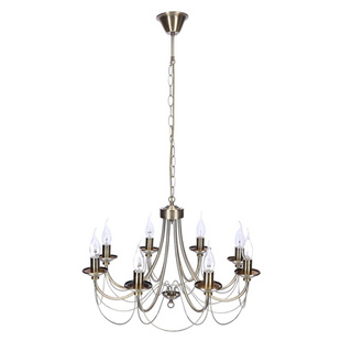 Lustre patiné 8xE14 60cm MUZA 38-69187