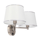 APLICA APERTE CANDELLUX IBIS 2xE14 22-00890 E14 SATIN