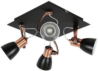 Black and copper ceiling lamp Markus 98-35639-M