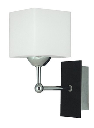 Wall Lamp Sconce Candellux Cubetto 21-24513 E27 Wood+Chrome