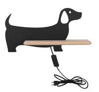 Aplică LED raft negru câine Dog 21-01047 cablu
